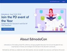 Tablet Screenshot of edmodocon.com